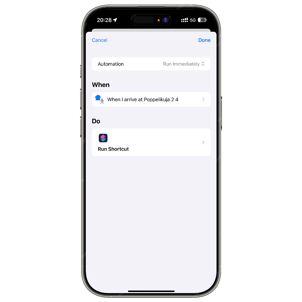Geofence automation