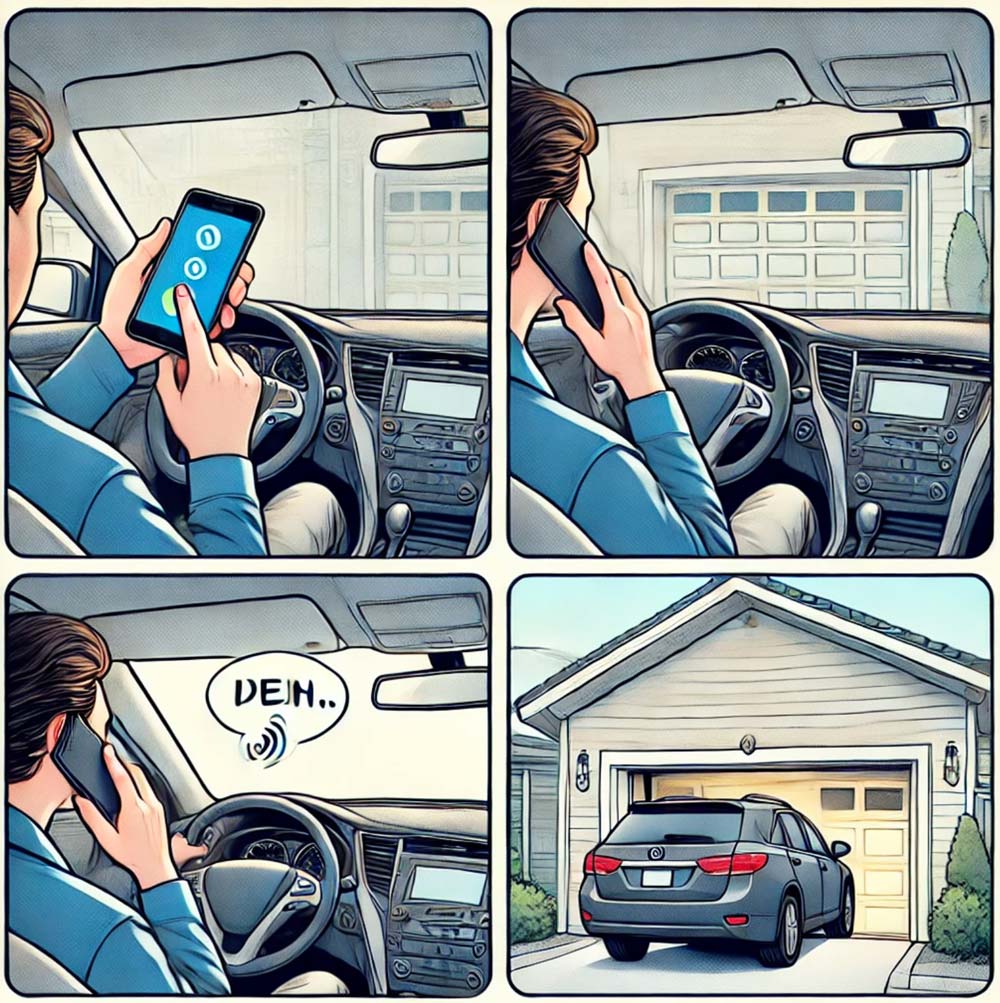 Garage door illustration