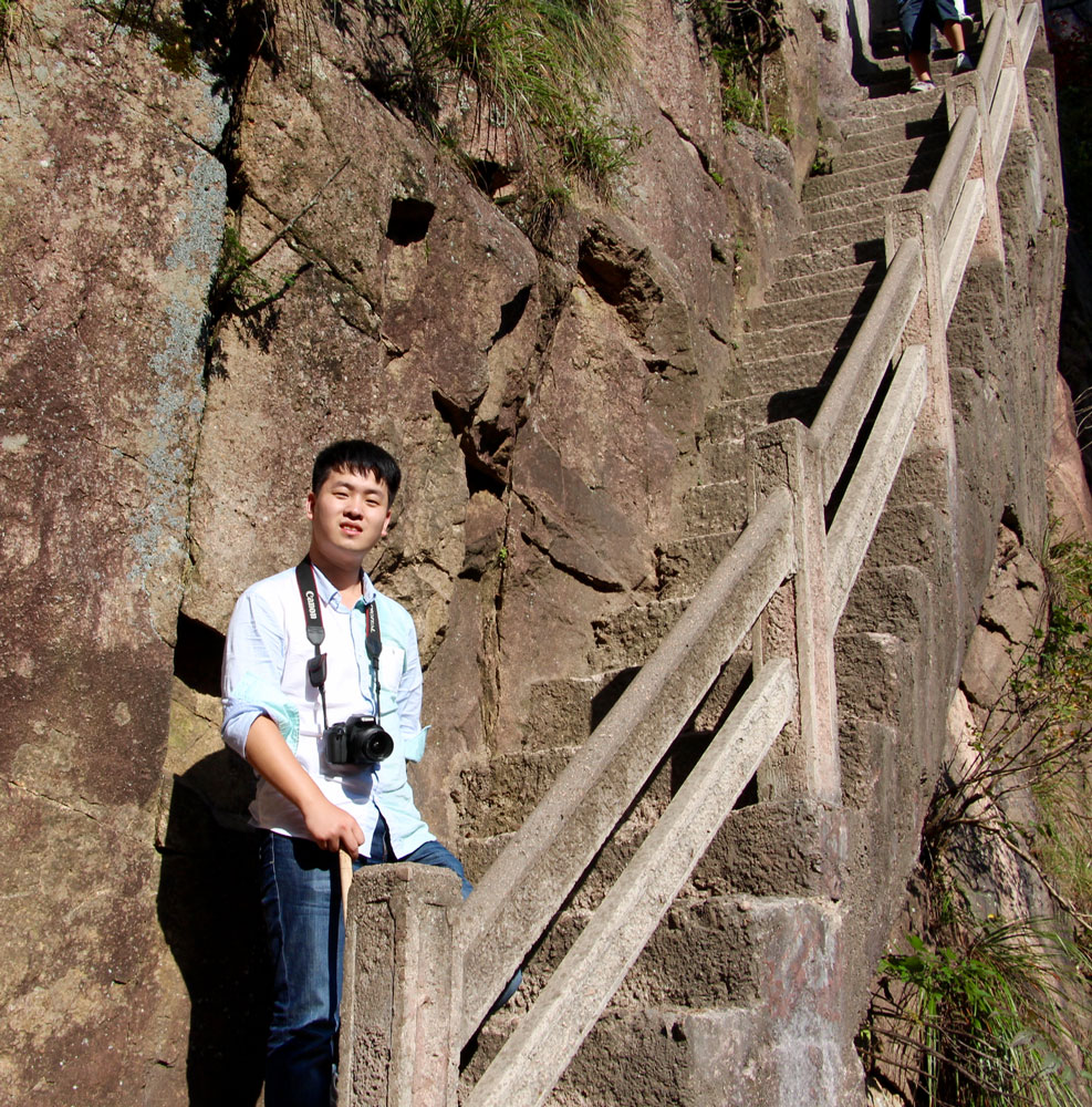 Stairs Up the Mountain from the Valley