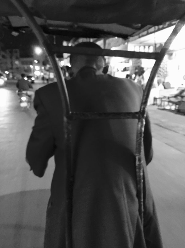 Human-Pulled Rickshaws