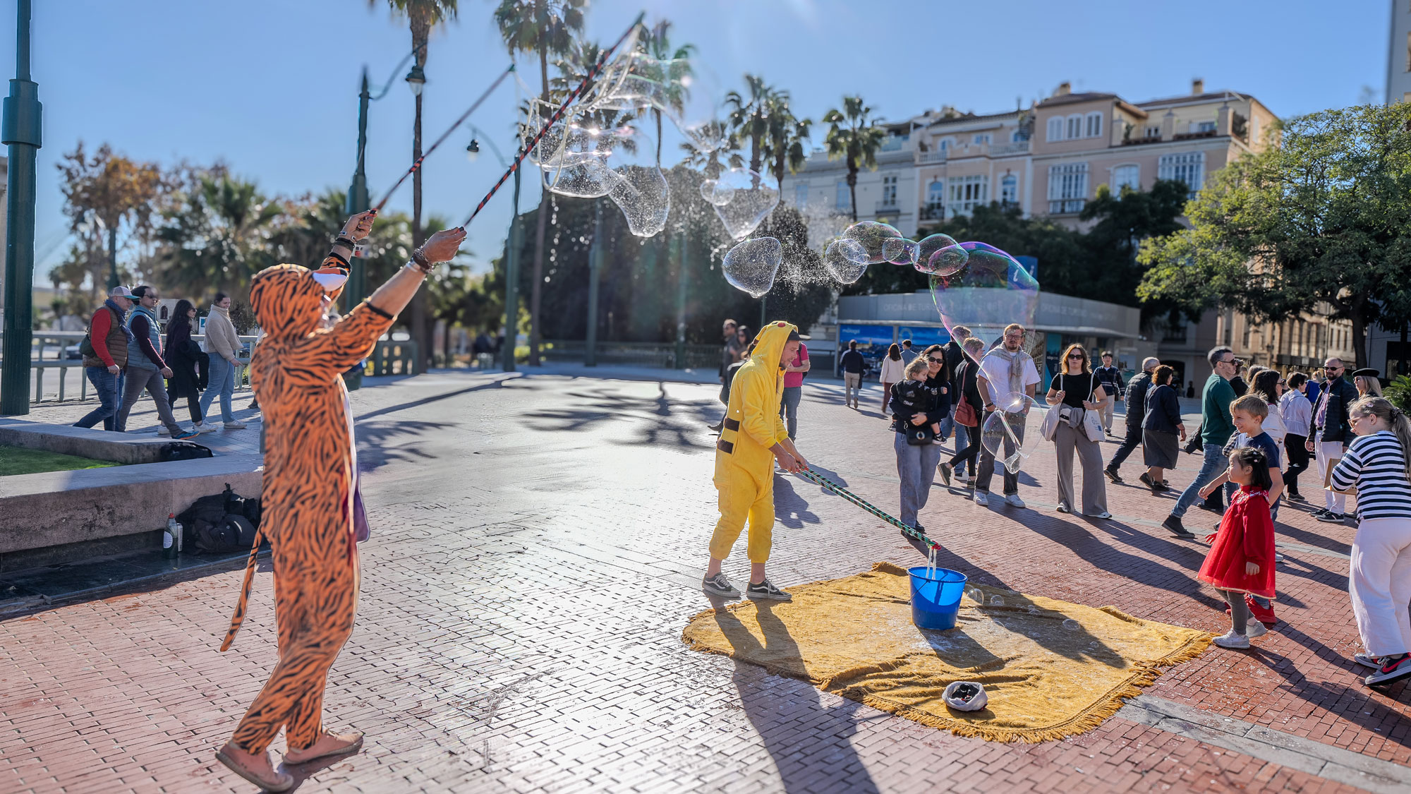 Two bubble masters we encountered